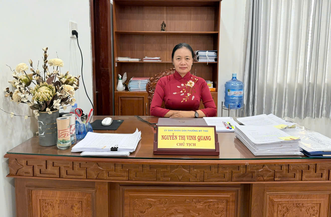 Người phát ngôn và cung cấp thông tin cho báo chí phường Mỹ Tho