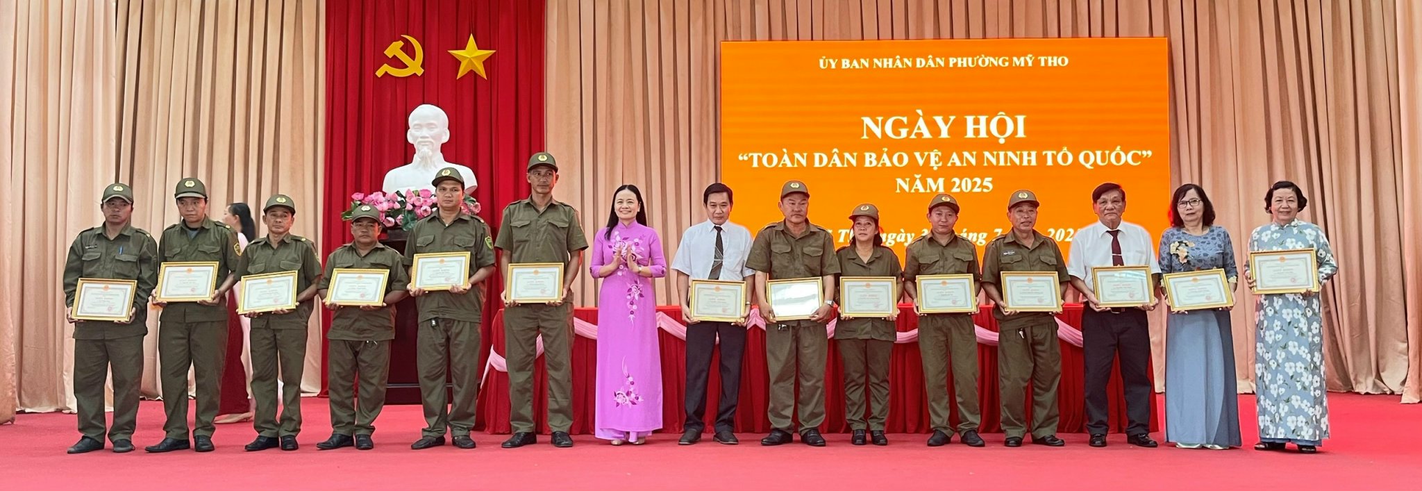 Phường Mỹ Tho tổ chức Ngày hội “Toàn dân bảo vệ an ninh Tổ quốc” năm 2025